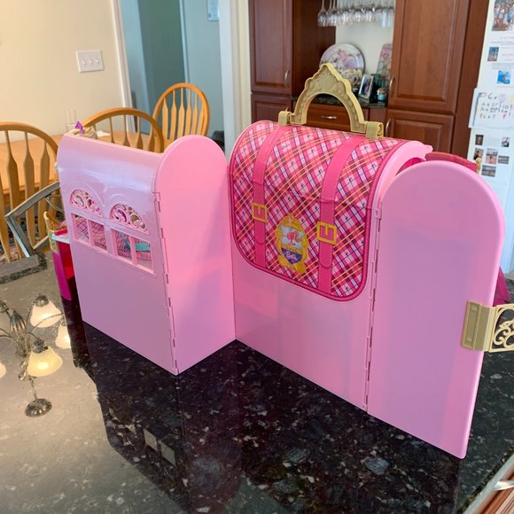 Barbie Princess Charm School Bedroom and Bath Playset with RARE Dalancy Doll - Picture 5 of 7